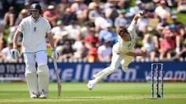 In the 3rd Test match against New Zealand, England wins the toss 
								